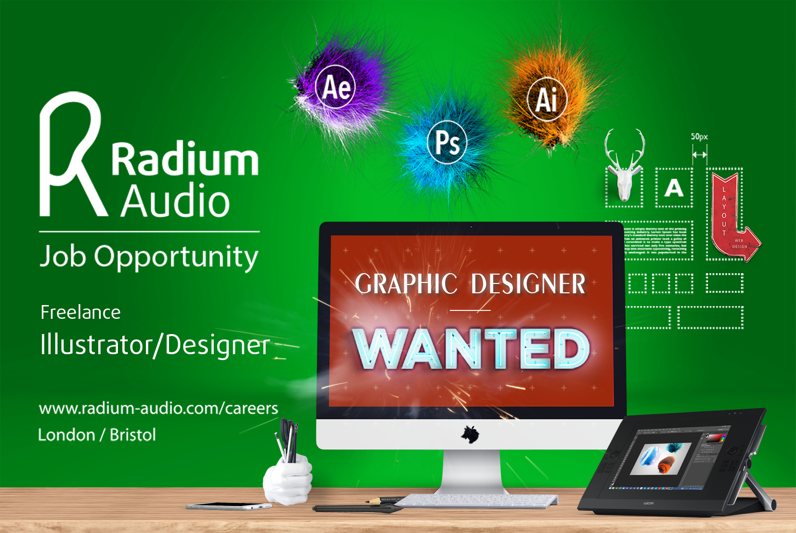 Graphic Designer Freelance Radium Audio Radium Audio