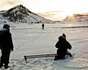 On Location Iceland - Sean with team shooting Iceland