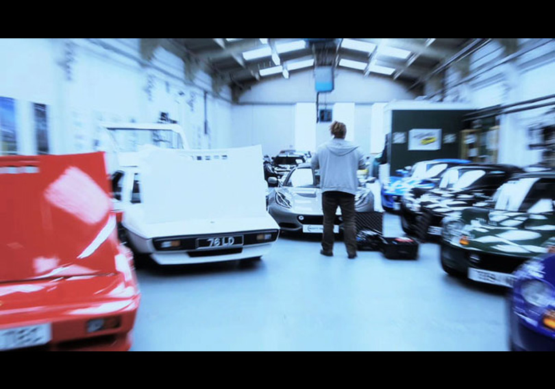 Supercar Sessions: Dale setting up at the Lotus garage