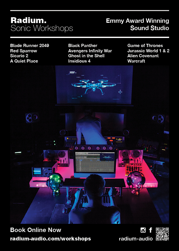 Sound Design Short Courses by Emmy Award Winning Studio Radium Audio